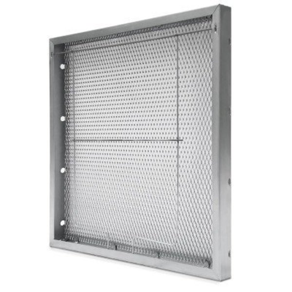 American Metal Filter 25 X 25 X 2 Nominal Galvanized Steel Filter Media Pad-Holding Frame With Retainer Gate HPOG202525